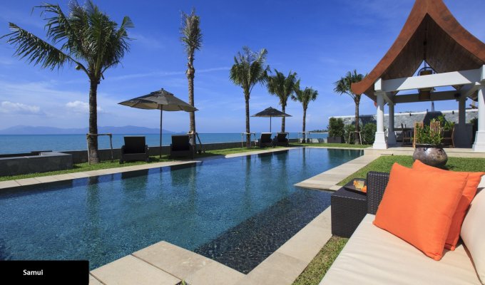 Beachfront Koh Samui Villa Rentals in Maenam