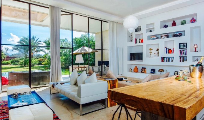 Room of luxury villa in Marrakech 