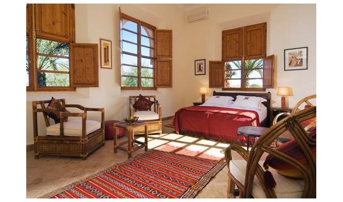 Room of luxury villa in Marrakech 