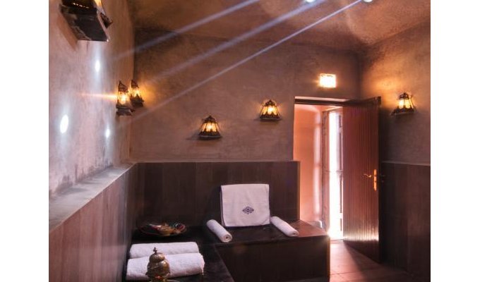 Hammam of luxury villa in Marrakech 