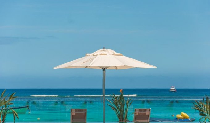 Mauritius Apartment rental in Trou aux Biches with staff and access to the private beach