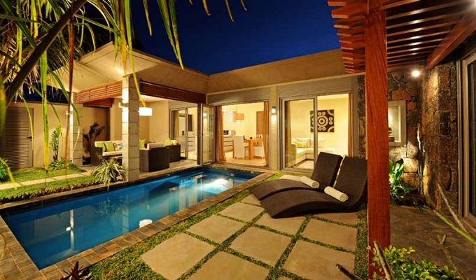 Mauritius Villa rentals Grand Bay Breakfast incl.  Beach club