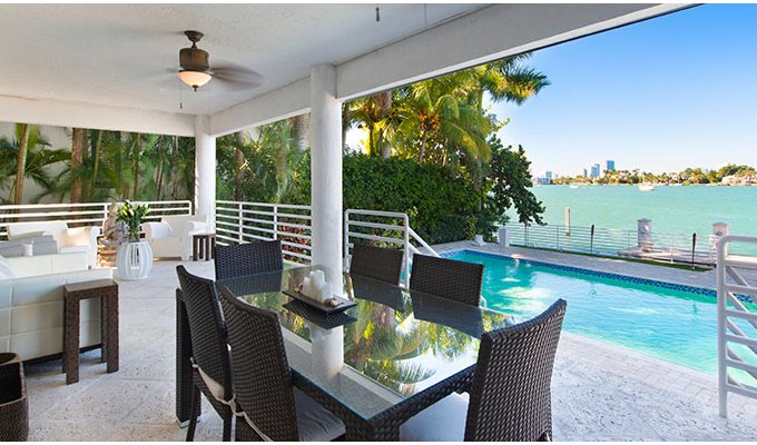 Vacation Rental Luxury Villa Miami Beach Florida