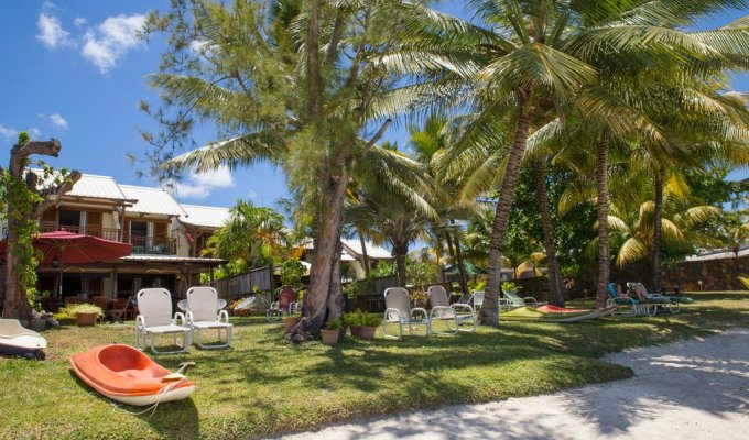 Mauritius Villa rentals  on the Merville Beach with staff close to Grand Baie