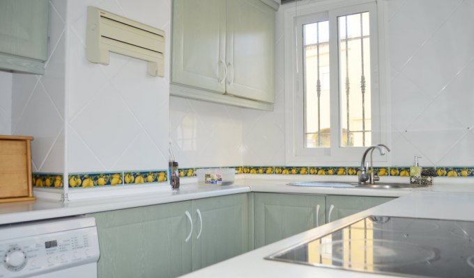 Andalusia holiday apartment rentals pool bechfront golf course Benalmadena Malaga Costa del Sol Spain