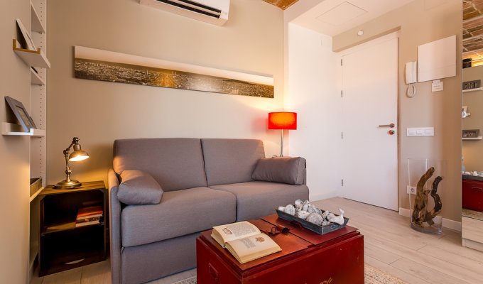 Apartment to rent in Barcelona for short term rentals Wifi AC terrace