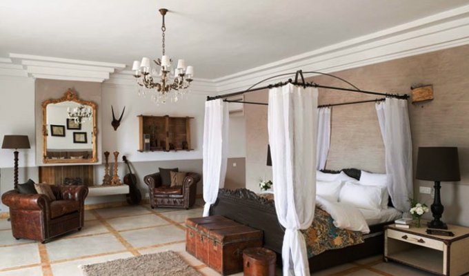 Room of luxury riad in Marrakech 