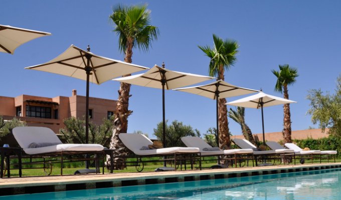 Pool of luxury riad in Marrakech 