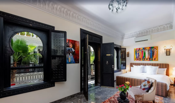 Room of charmed riad in Marrakech 