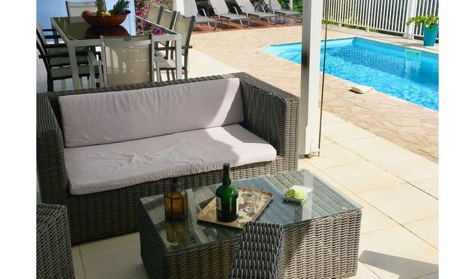 Martinique villa rentals Le Diamant with private pool and close to the beach