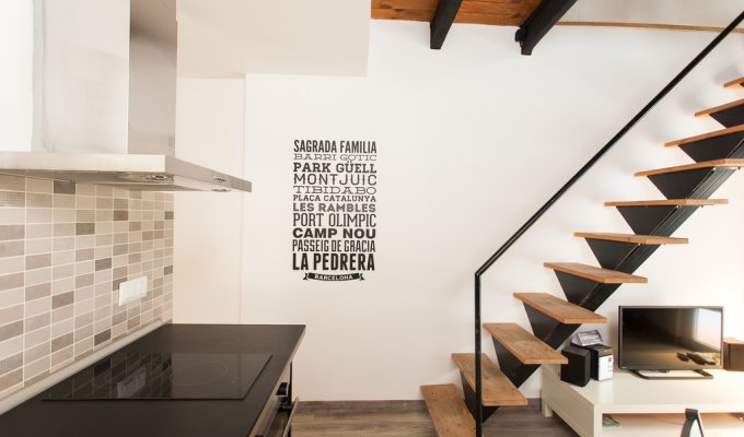 Apartment to rent in Barcelona Gracia Wifi AC  