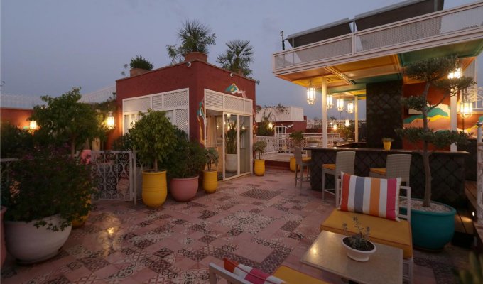 Room of charmed riad in Marrakech 