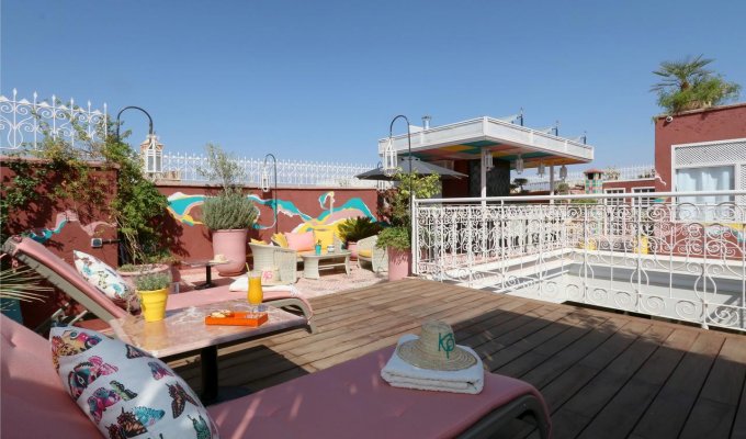 Room of charmed riad in Marrakech 