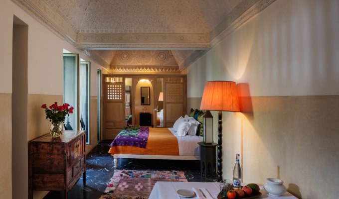 Room of charmed riad in Marrakech 