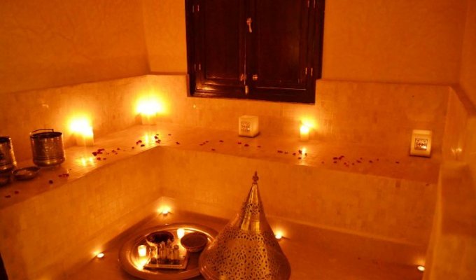 Hammam  of charmed riad in Marrakech