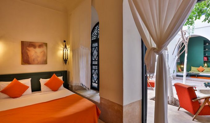 Room of luxury  riad in Marrakech 