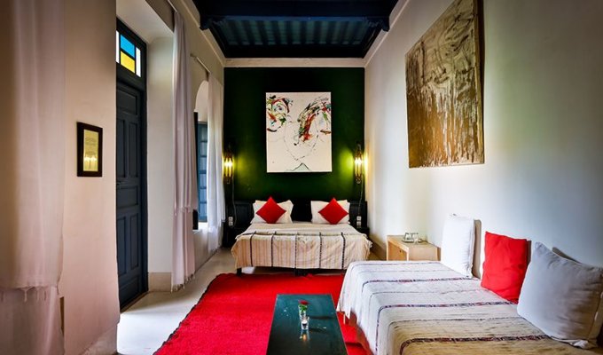 Room of luxury  riad in Marrakech 