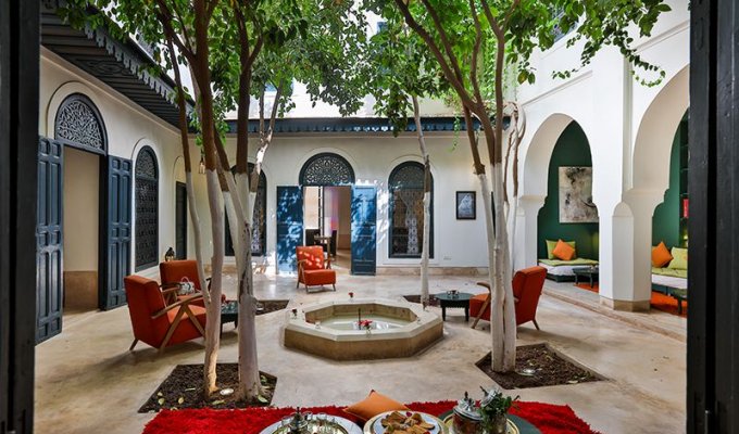 Room of luxury  riad in Marrakech 