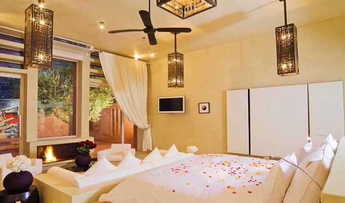 Suite of luxury hotel in Marrakech