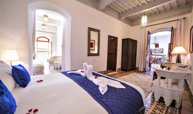 Suite of luxury hotel in Marrakech