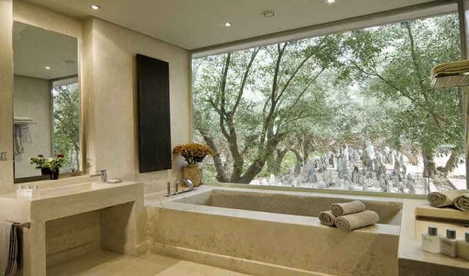 Bathroom of luxury villa in Marrakech 