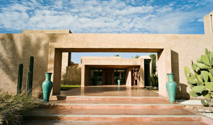 Room of luxury villa in Marrakech 