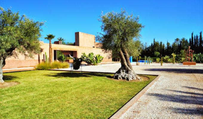 Patio of luxury Villa in Marrakech 