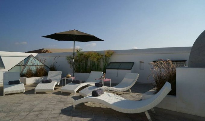 Terrace of charmed riad in Marrakech 