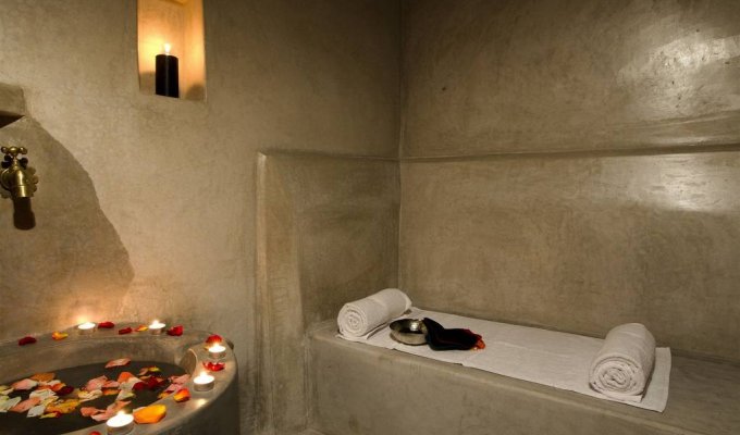 Hammam of charmed riad in Marrakech 