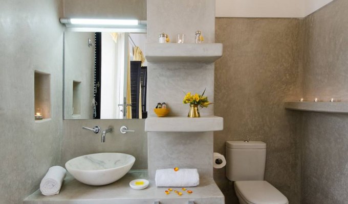 Bathroom of charmed riad in Marrakech 