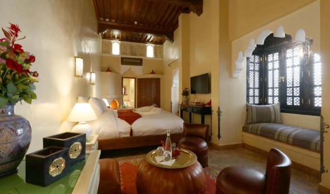 Room of charmed riad in Marrakech 