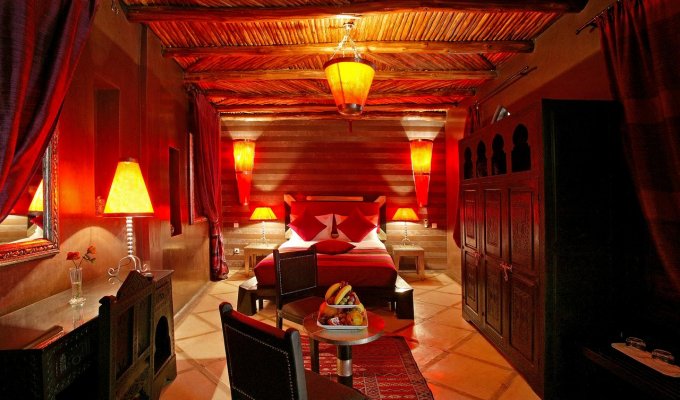 View Garden of luxury villa in Marrakech 