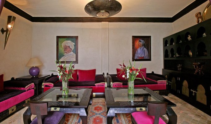 Room of luxury villa in Marrakech 