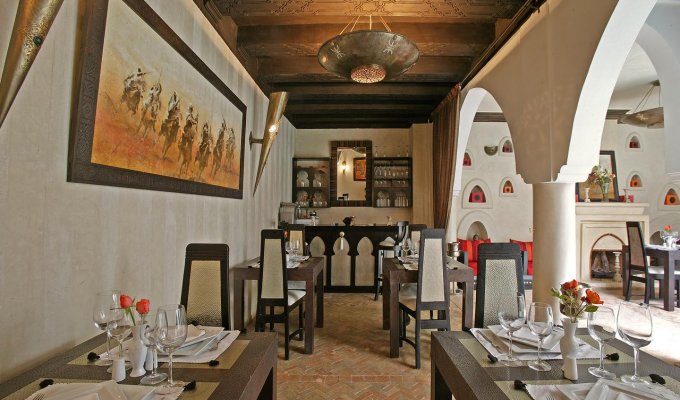 Room of luxury villa in Marrakech 