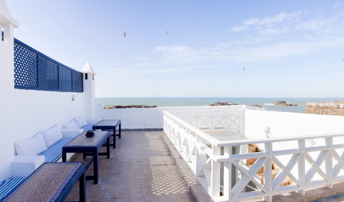 Terrace of charmed riad in Essaouira