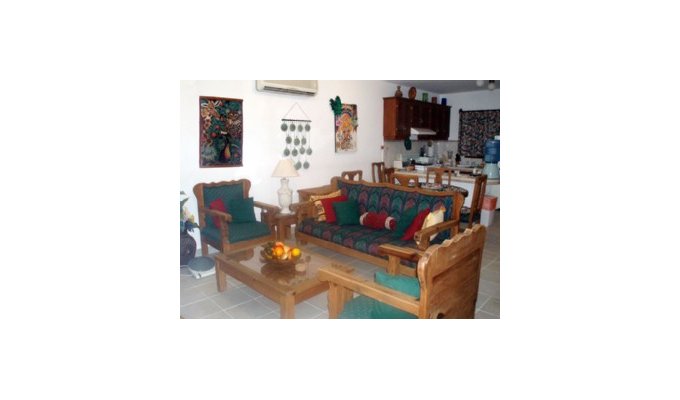 The living area downstairs