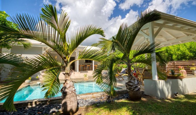 Martinique 4 star Beachfront villa rental in Le Diamant with private pool