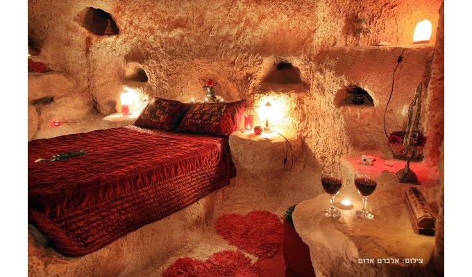 Israel Zimmer Vacation Rentals Unique Cave with Sea of Galilee Views