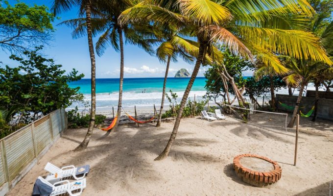 Beachfront villa rental Martinique Le Diamant