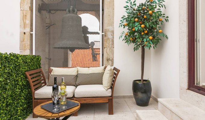 Lisbon Baixa Apartment Portugal Holiday Rental with terrace on the rooftops of Lisbon