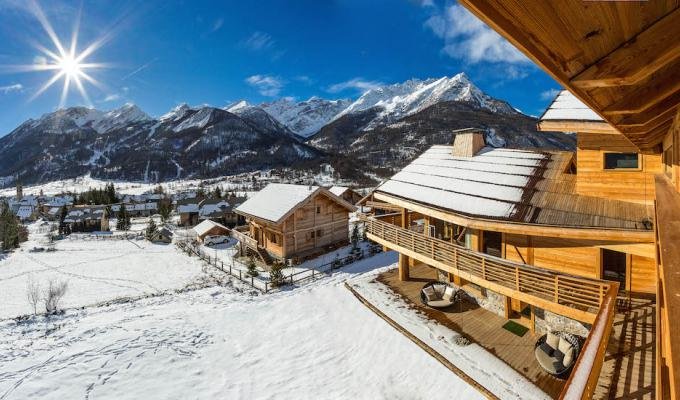 Serre Chevalier Luxury Chalet Rentals ski slopes indoor pool spa concierge services