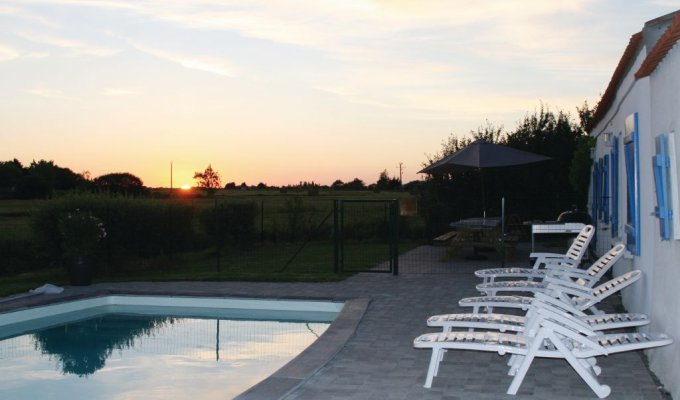 Vendee Holiday Home Rental Challans with private pool