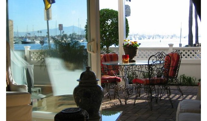 Courtyard View Bay  and beach from Casa 227