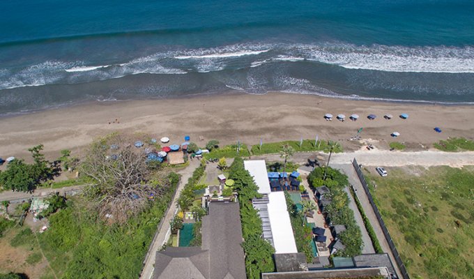 Seminyak Bali villa rental private pool from the beach with staff included