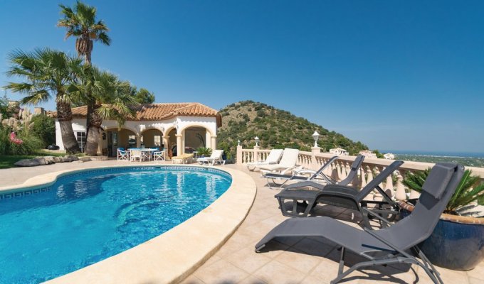 Villa to rent in Alicante (Costa Blanca) private pool Pedreguer