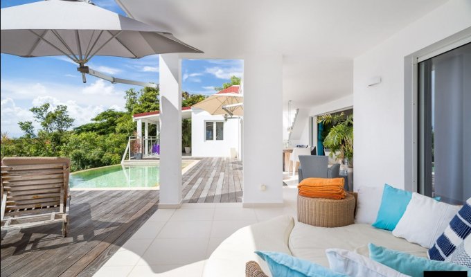 Modern villa near Gouverneur  beach in St Barths