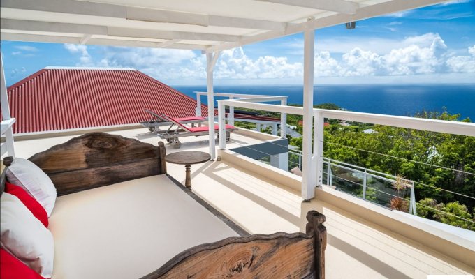 Modern villa near Gouverneur  beach in St Barths