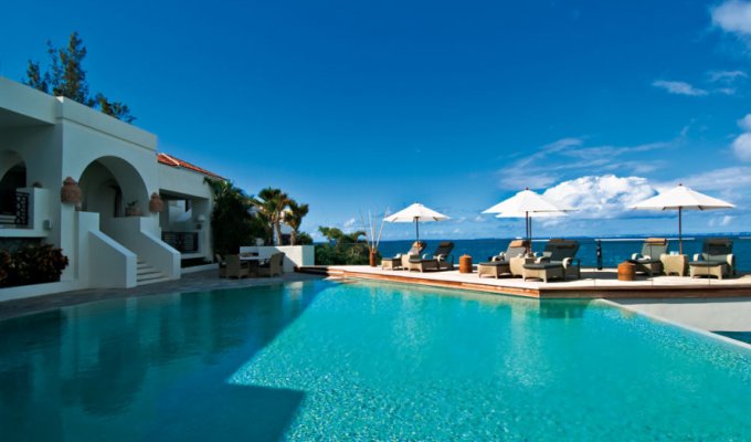 Beachfront Luxury Villa Vacation Rentals with private pool - Baie Rouge beach - St Martin - Terres Basses -  FWI