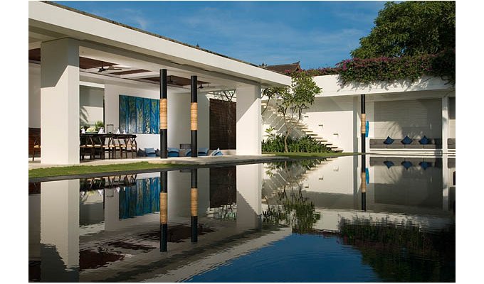 Seminyak Bali villa rental private pool from the beach staff included