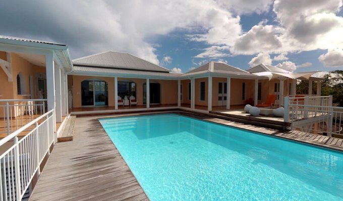 St Martin Terres Basses Villa Vacation Rental with private pool close to Plum Bay beach